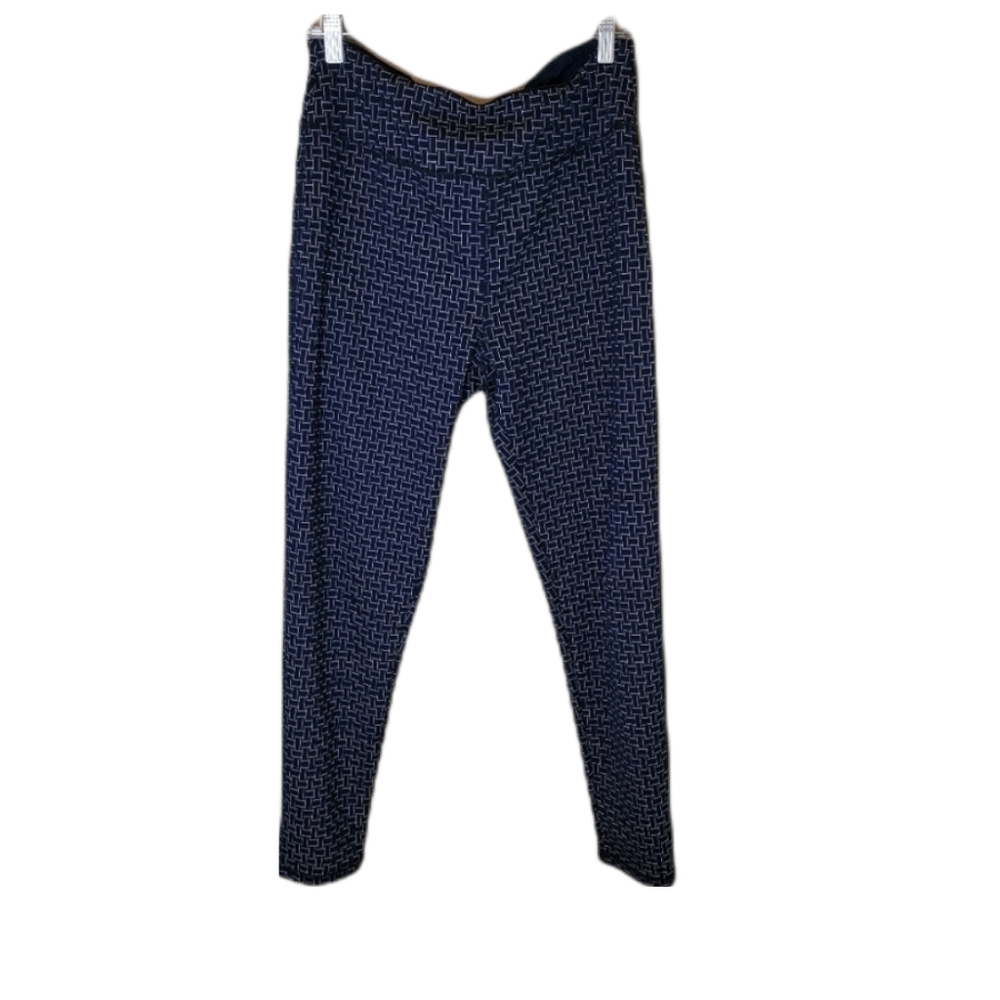 Ashley Blue navy blue and white pants